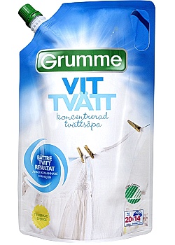 Tvättmedel GRUMME Tvättsåpa vit 0,8L