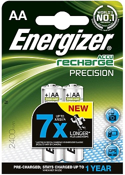 Batteri Laddbar ENERGIZER AA Prec. (2)