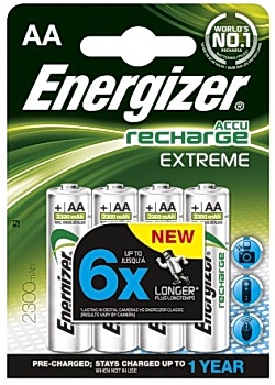 Batteri Laddbar ENERGIZER AA Extreme (4)