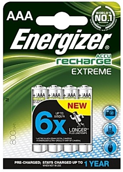 Batteri Laddbar ENERGIZER AAA Extreme(4)
