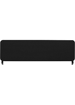 Bordsskärm Softline 45x200 cm svart
