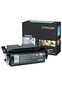 Toner LEXMARK 12A6830 svart
