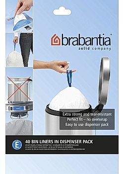 Avfallspåsar E, dispenser 19/20L (40)