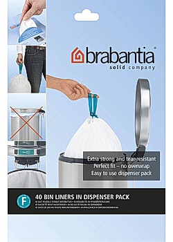 Avfallspåsar F, dispenser 20L (40)