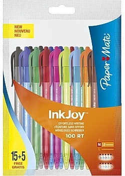 Kulpenna PAPERMATE 100RT FUN 15+5st