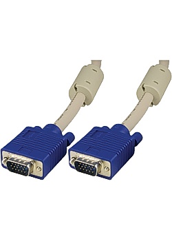 Kabel DELTACO Bildskärm VGA 10m