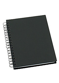 Ant.bok GRIEG Design A6 80g linj svart
