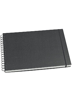 Skissblock GRIEG A4 liggande 150g svart