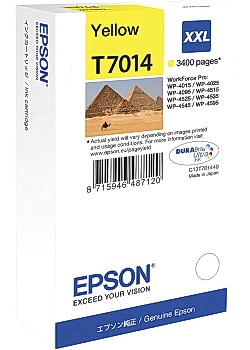Bläckpatron EPSON C13T70114010 gul
