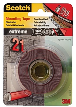 Monteringstejp SCOTCH super 1,5mx19mm