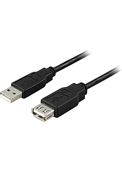 Kabel DELTACO USB 2.0 förlängning 3m
