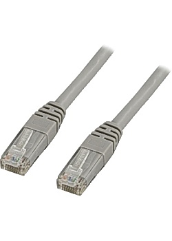Kabel nätverk UTP Cat6 1m grå