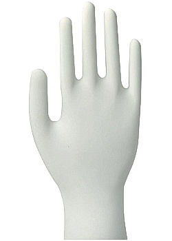 Handske latex m puder S 100/FP
