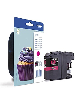 Bläckpatron BROTHER LC123M magenta