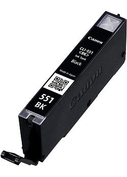 Bläckpatron CANON CLI-551 svart