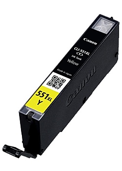 Bläckpatron CANON CLI-551XL gul