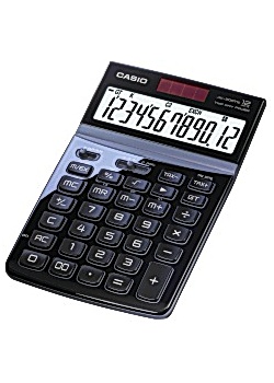 Bordsräknare CASIO JW-200TW Svart