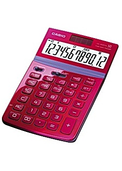Bordsräknare CASIO JW-200TW Röd