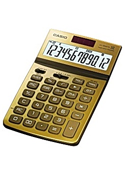 Bordsräknare CASIO JW-200TW Guld