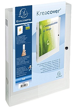 Boxmapp EXACOMPTA A4 PP transp vit