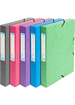 Boxmapp EXACOMPTA Satin sorterade färger