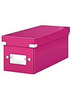 Förvaringslåda CD Click & Store WOW rosa
