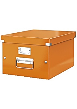 Förvaringslåda M Click&Store WOW orange