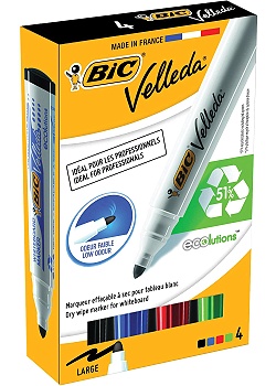 Whiteboardpenna BIC Velleda 1701 ECO (4)