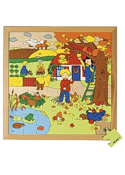 Rampussel höst 40x40cm