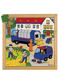 Rampussel renhållning 34x34cm