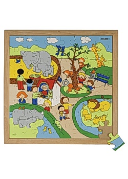 Rampussel djurpark 40x40cm