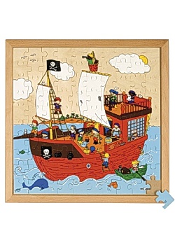 Rampussel pirater 40x40cm