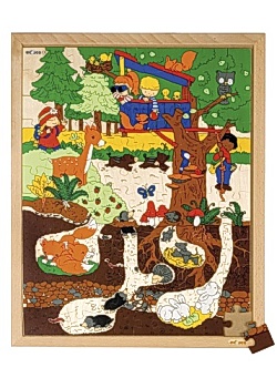 Rampussel skog 40x50cm