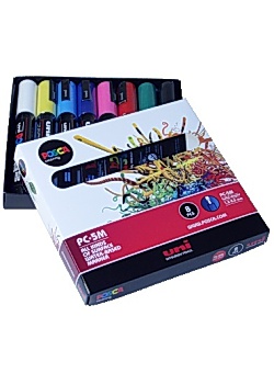 Marker UNI Posca 8 färger