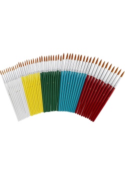 Syntetpenselset runda 50/fp
