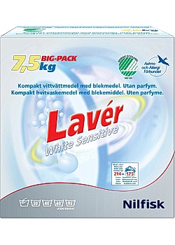 Tvättmedel Lavér White Sensitive 7,5kg