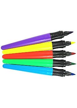 Penselpenna 5 färger
