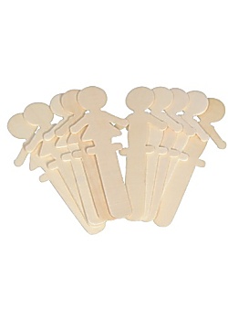 Träpinnar människor (20)