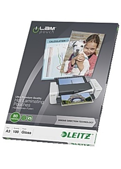 Laminat LEITZ A3 UDT 80 mic. 100/fp