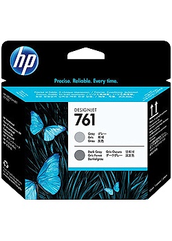 Skrivhuvud HP CH647A 761 grå/mörk grå