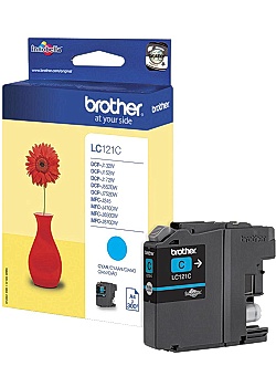 Bläckpatron BROTHER LC121C cyan