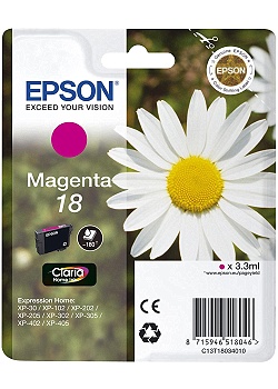 Bläckpatron EPSON C13T18034010 magenta