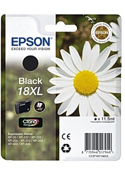 Bläckpatron EPSON C13T18114010 XL svart