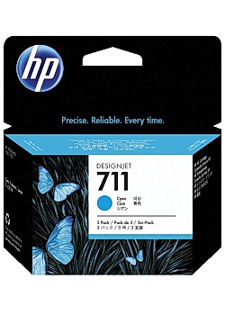 Bläckpatron HP CZ130A No711 cyan