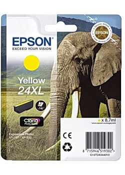 Bläckpatron EPSON C13T24344010 gul