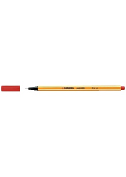 Fineliner STABILO Point 88 Röd