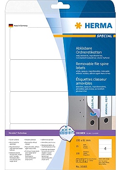 Etikett HERMA Movable 192x61mm (100)