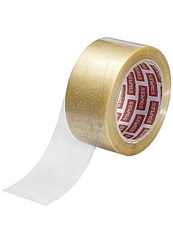 Packtejp STAPLES PVC 50mmx66m klar