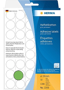 Etikett HERMA Allround 19mm grön(1280)