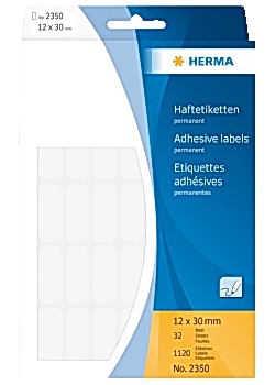 Etikett HERMA Allround 12x30mm vit(1120)
